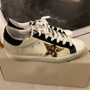 USED* Golden Goose genuine calf hair sneaker